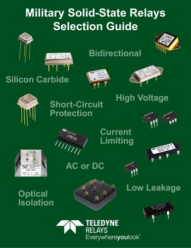 Solid-state relays selection Guide