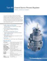 Type 400 General Service Pressure Regulator