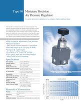 Type-90 Miniature Precision Air Pressure Regulator