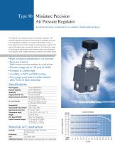 Type 90 - Miniature Precision Air Pressure Regulator