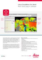 Leica CloudWorx for Revit Data Sheet