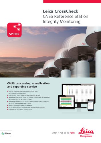 Leica CrossCheck - GNSS Reference Station