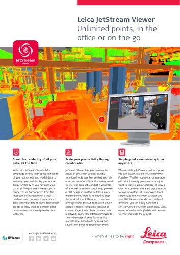 Leica JetStream Viewer Data Sheet