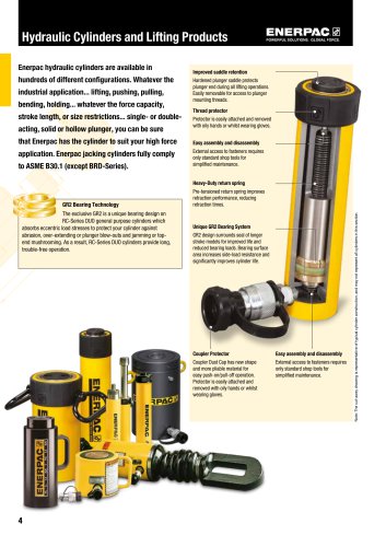 Hydraulic Cylinders and Lifting Products