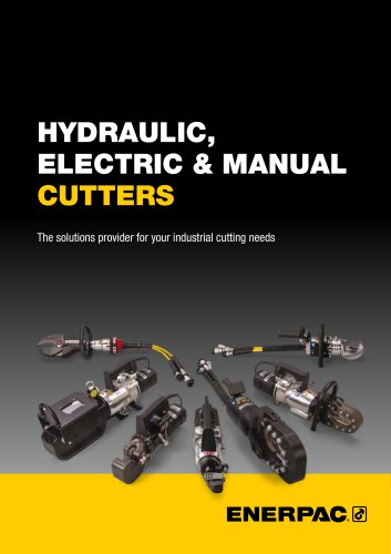 Hydraulic, Electric and Manual Cutters