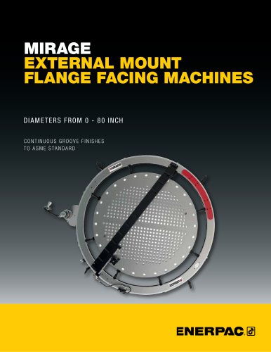 Mirage External Mount Flange Facing Machines