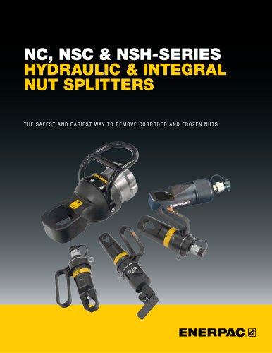 NC, NSC & NSH-Series Hydraulic & Integral Nut Splitters