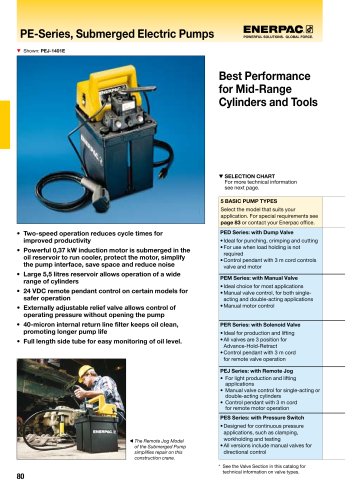 PE-Series, Hydraulic Submerged Electric Pumps