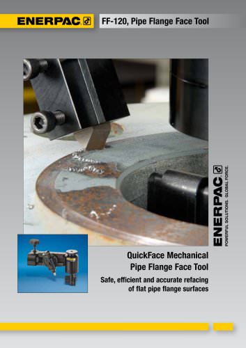 QuickFace Mechanical  Pipe Flange Face Tool