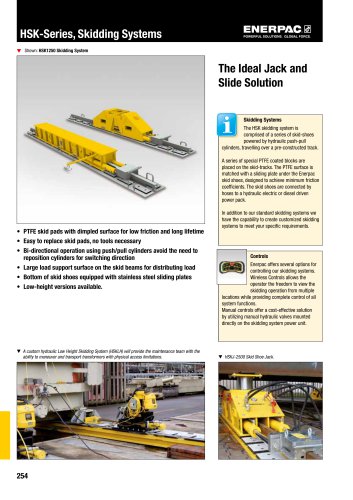 Skidding Systems HSK-Series