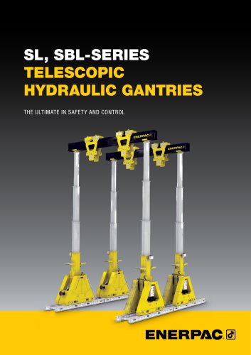 SL, SBL-SERIES TELESCOPIC HYDRAULIC GANTRIES