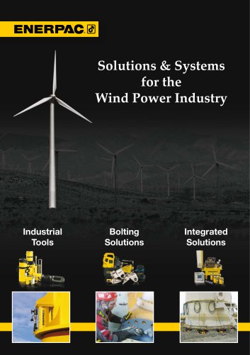 Solutions & Systems for the Wind Power Industry