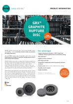 GRX® Graphite Rupture Disc Product Information