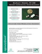 Gurley Model R108  Rotary Incremental Micro-Encoder