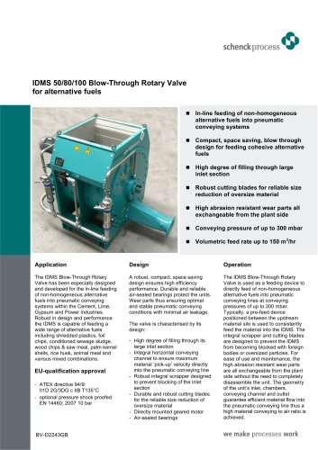 IDMS blow-through rotary valve