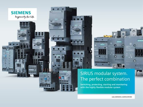 SIRIUS modular system. The perfect combination