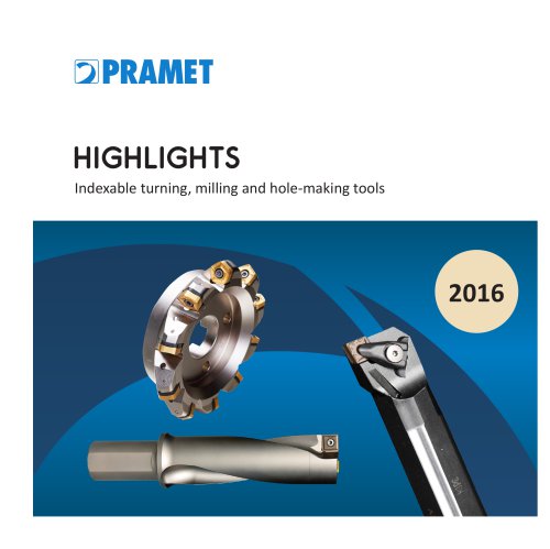 Pramet Highlights brochure