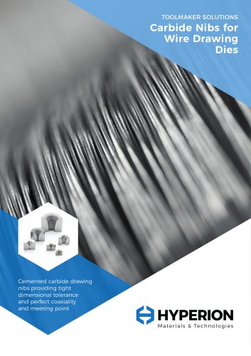 OD Ground Nibs (Wire Drawing die blanks)_HyperionMT