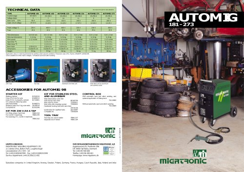 Automig Step-regulated MIG/MAG