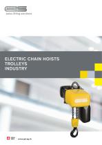 Electric chain hoist GP up to 8000 kg