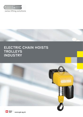 Electric chain hoist GP up to 8000 kg