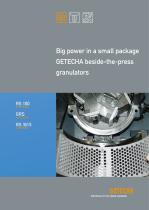 Big Power in a Small Package GETECHA Beside-the-Press Granulators