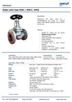 Globe valve type AV01 / AV02 / AV03