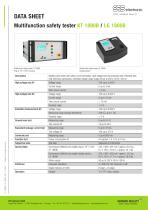 Hipot safety analyser KT 1880B