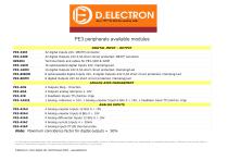 PE3 peripherals available modules