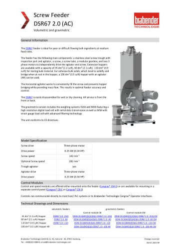 Work Standard - DSR67 (AC Motor)