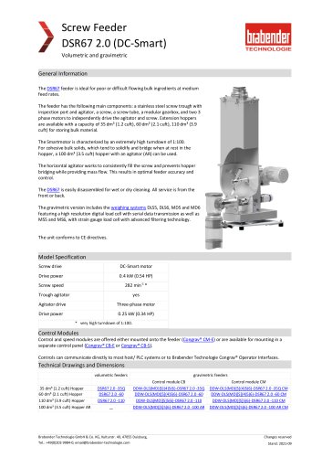 Work Standard - DSR67 (Smart Motor)