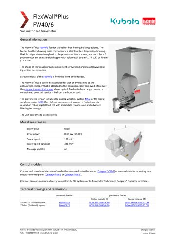 Work standard - FW40-6