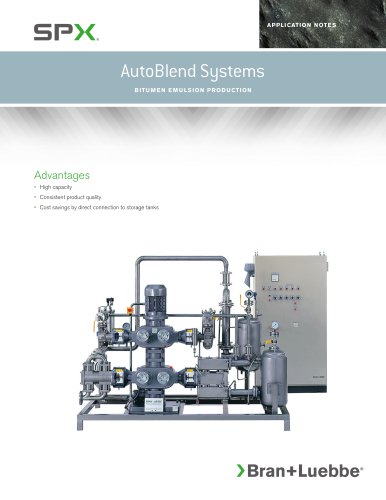 AutoBlend Systems - Bitumen Emulsion Production - BL-1615-US