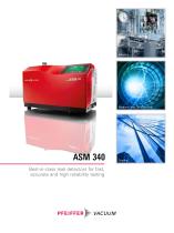 ASM 340 - Multipurpose leak detector using helium and hydrogen