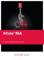 Gas analysis system HiCube RGA