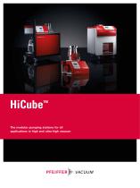 Turbo Pumping Stations - HiCube