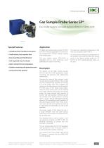 Gas Sample Probe Series SP® - Version SP210-H, SP210-H/W