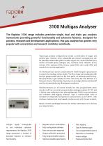 Rapidox 3100 Technical Datasheet