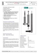 Inductive displacement transducers IWN250