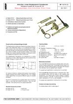 Inductive linear displacement transducer IW10