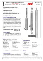 Inductive linear displacement transducers IWE250