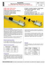 Magnetostrictive displacement transducer MPA