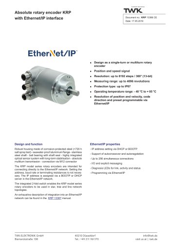 Rotary encoder KRP