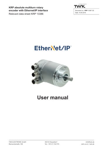 Rotary encoder KRP - Manual