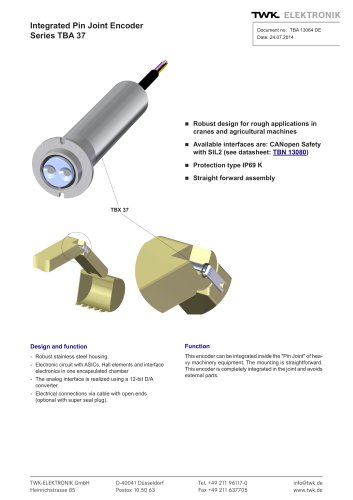 Rotary encoder TBA37