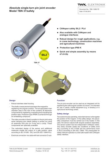 Rotary encoder TBN37