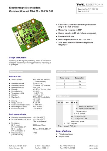 Rotary encoder TKA60