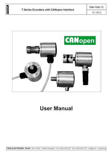 Rotary encoder TKN46 manual