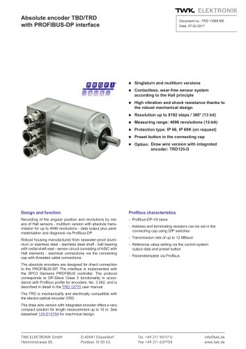 Rotary encoder TRD