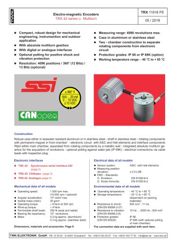 Rotary encoder TRE42